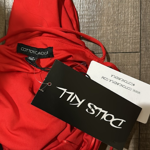 Dolls Kill Time to Party Cutout Mini Dress - Picture 3 of 4